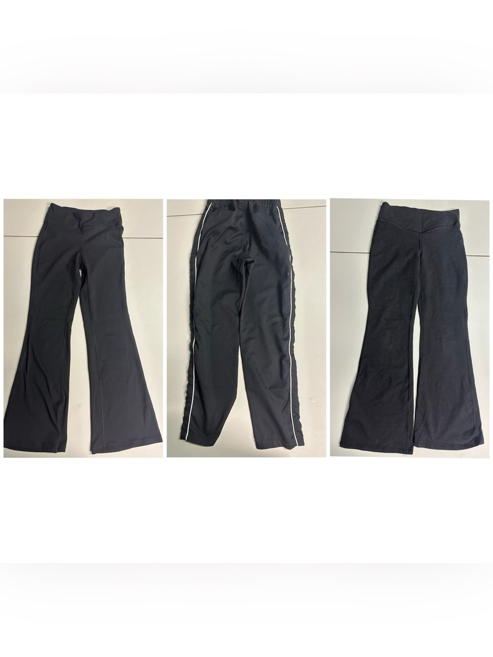Girls Flare Tights set of two and one Girls Track pants Sz 10 or L